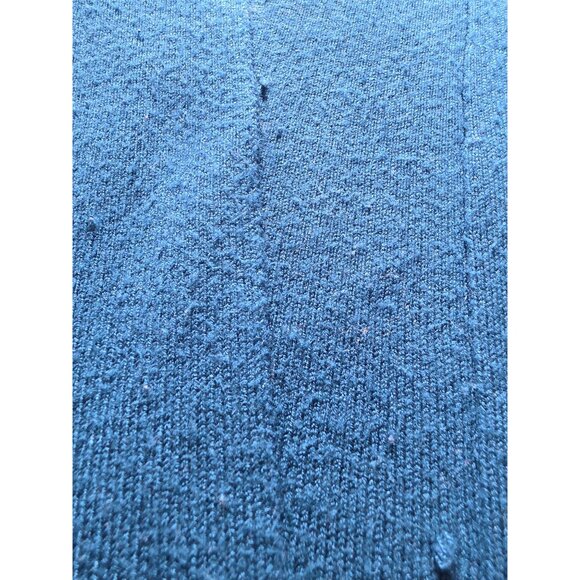 Christopher & Banks Blue Open Front Cardigan Sweater With Button Cuffs Size M - Picture 8 of 10